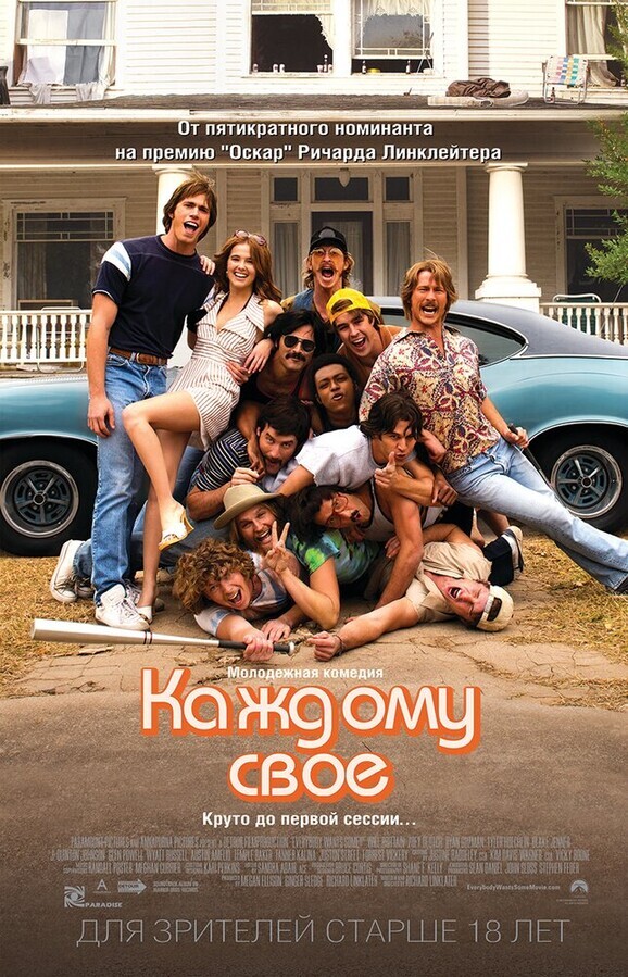 Каждому своё / Everybody Wants Some!!